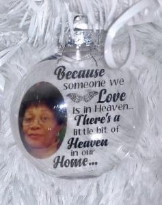 Memorial Ornaments 6 Pack