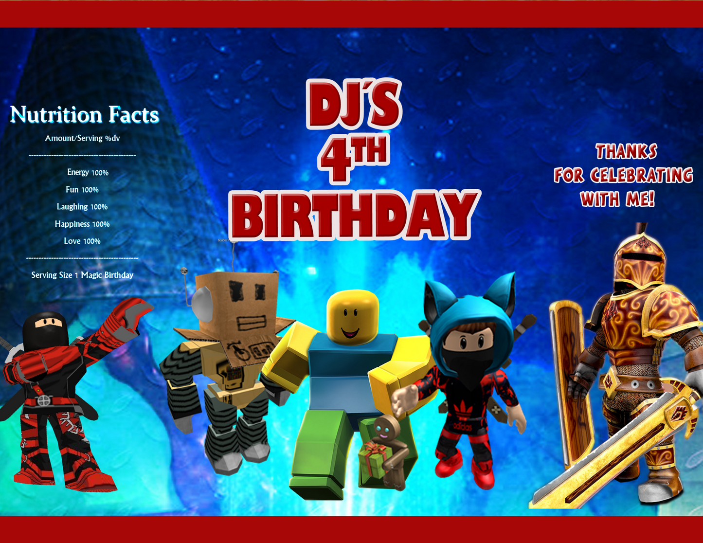 Custom Party Treats DIGITAL PDF FILE ONLY