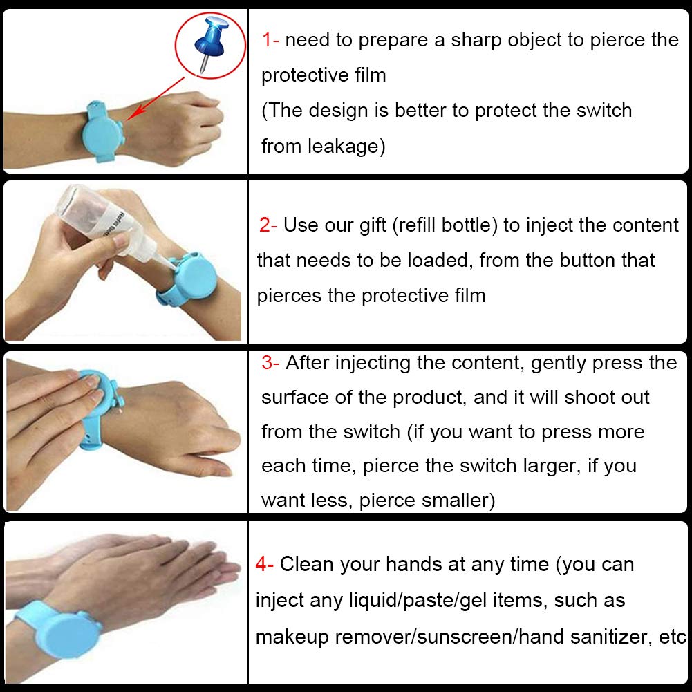 Wrist Hand Sanitizer Dispenser