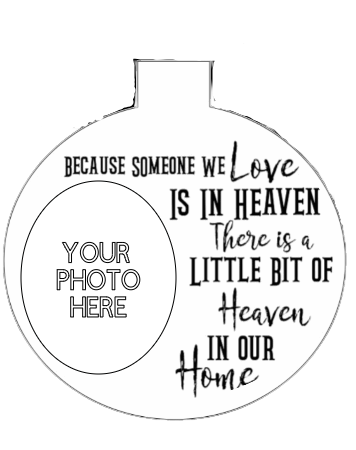 Memorial Ornaments 6 Pack
