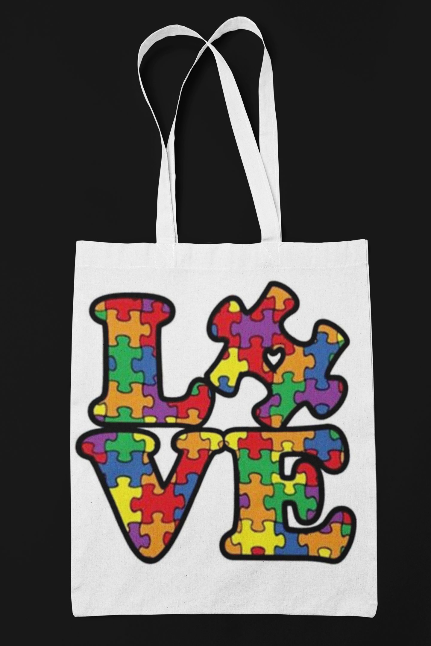 White Canvas Tote Bag