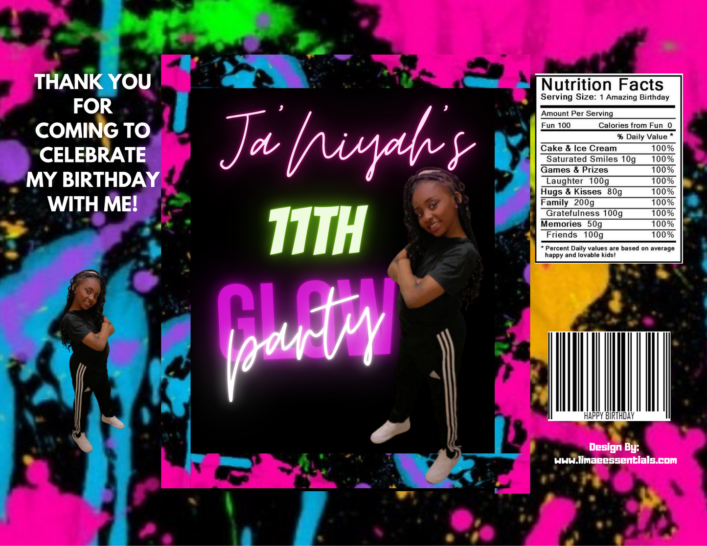 Custom Party Treats DIGITAL PDF FILE ONLY