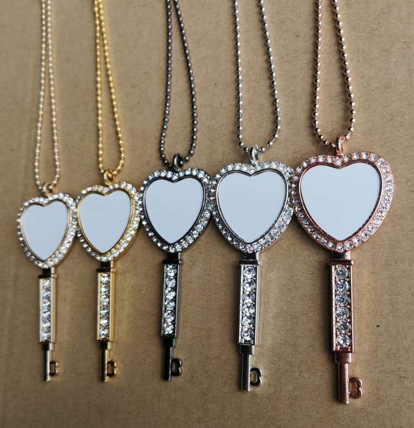 Key to my Heart Bling Necklace