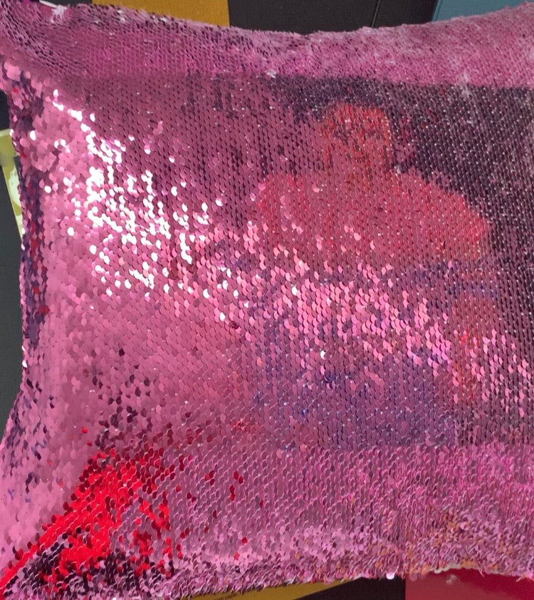 Sequin Photo Pillow
